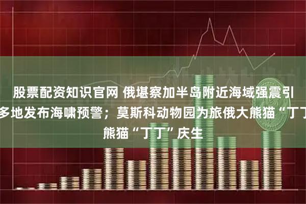 股票配资知识官网 俄堪察加半岛附近海域强震引发全球多地发布海啸预警；莫斯科动物园为旅俄大熊猫“丁丁”庆生